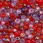 #8 Miyuki Seed Beads - Mix Melon Berry, 8-9MIX10-TB, 1 five inch tube, approx 858 beads, 22 grams