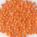 #11 Miyuki Seed Beads - Opaque Light Orange Luster, 11-9423-Tb, 1 five inch tube, approx 24 grams