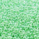 #11 Miyuki Seed Beads - Mint Green Ceylon, 11-9520-Tb, 1 five inch tube, approx 24 grams