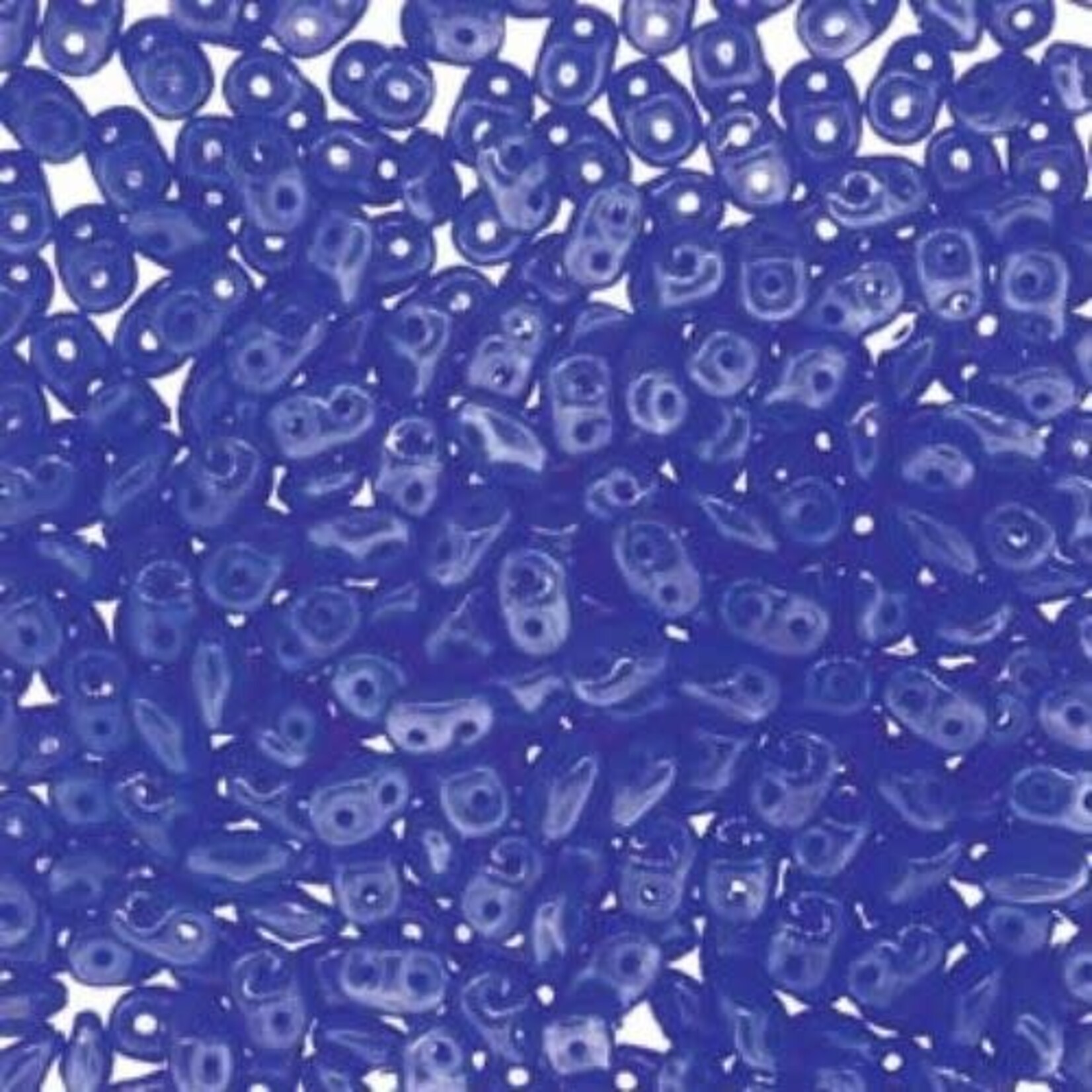 SUPERDUOS, 5X2.5MM, OPAQUE BLUE, 1 five inch tube, Approx 328 Beads, 22 GRAMS