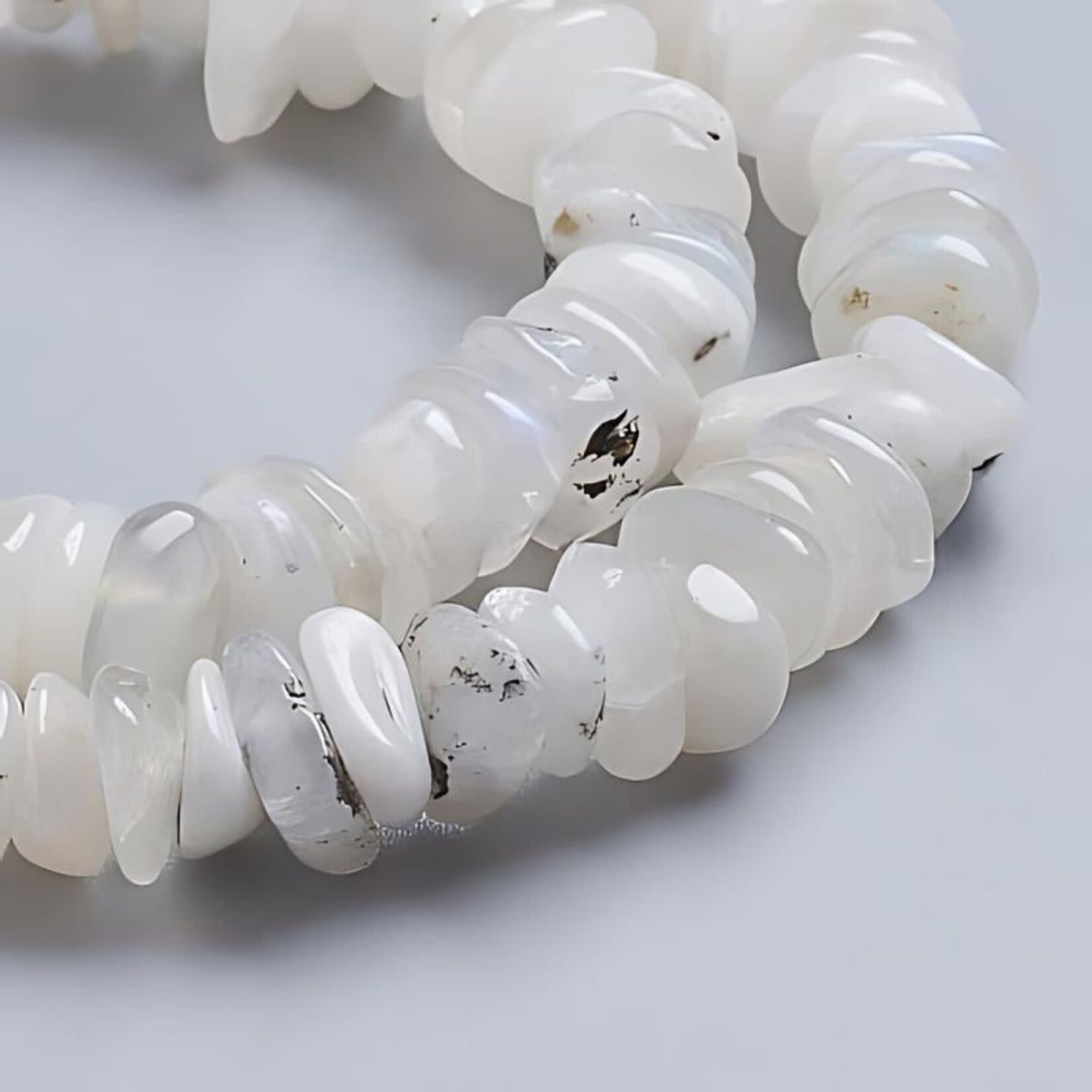 9 15x9 15x2 4mm Moonstone Chips 15 strand natural 1mm hole gemstones 60gms 2.12oz