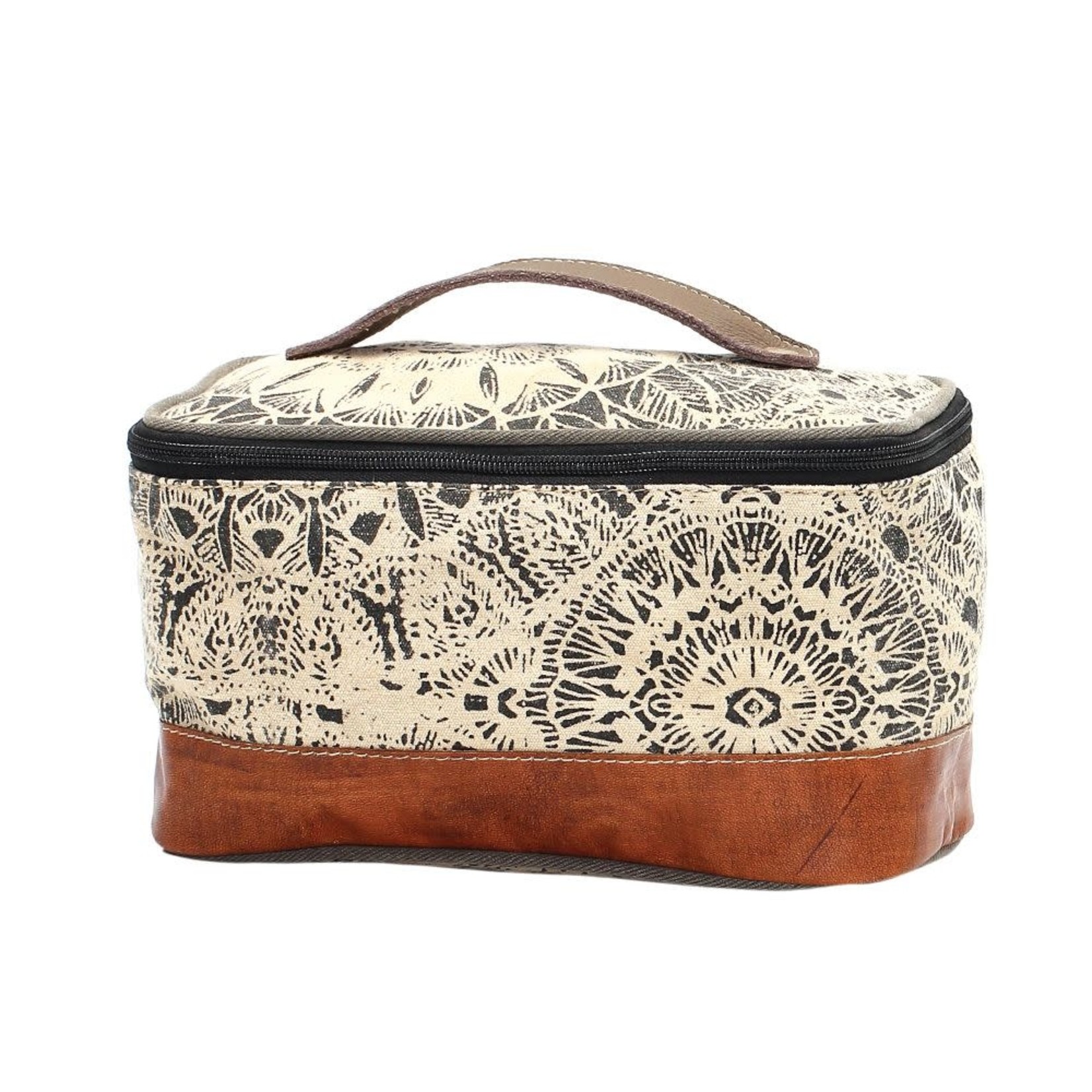 Myra Bag Bag: Flower Design Shaving Kit Bag