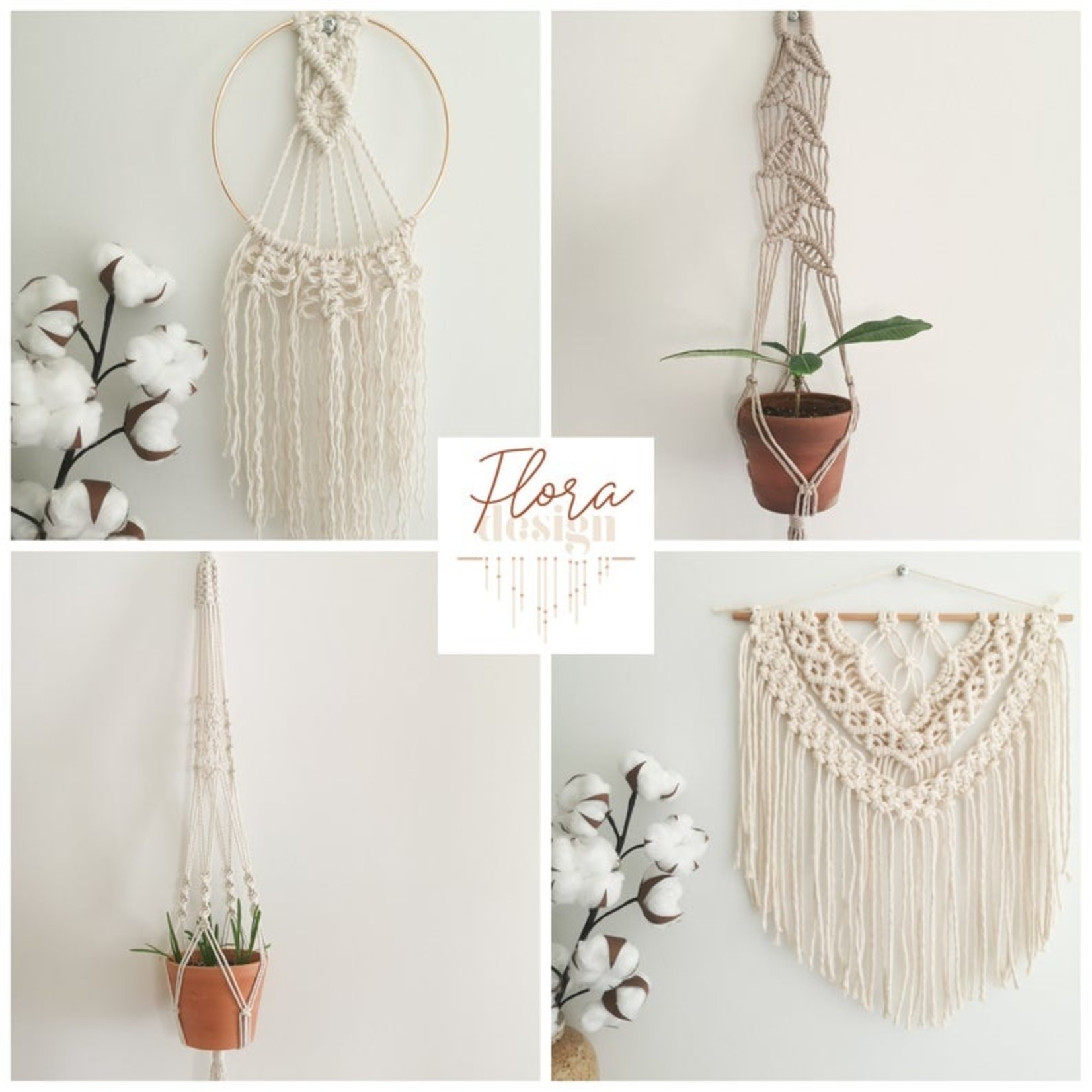 Flora Design - Macramé kits - Crochet & Co