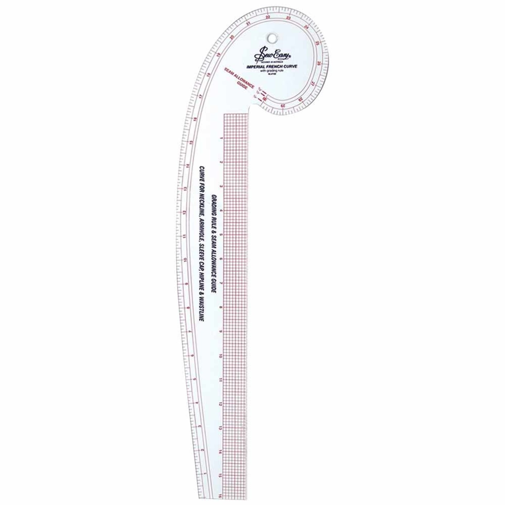 Sew Easy French Curved Ruler