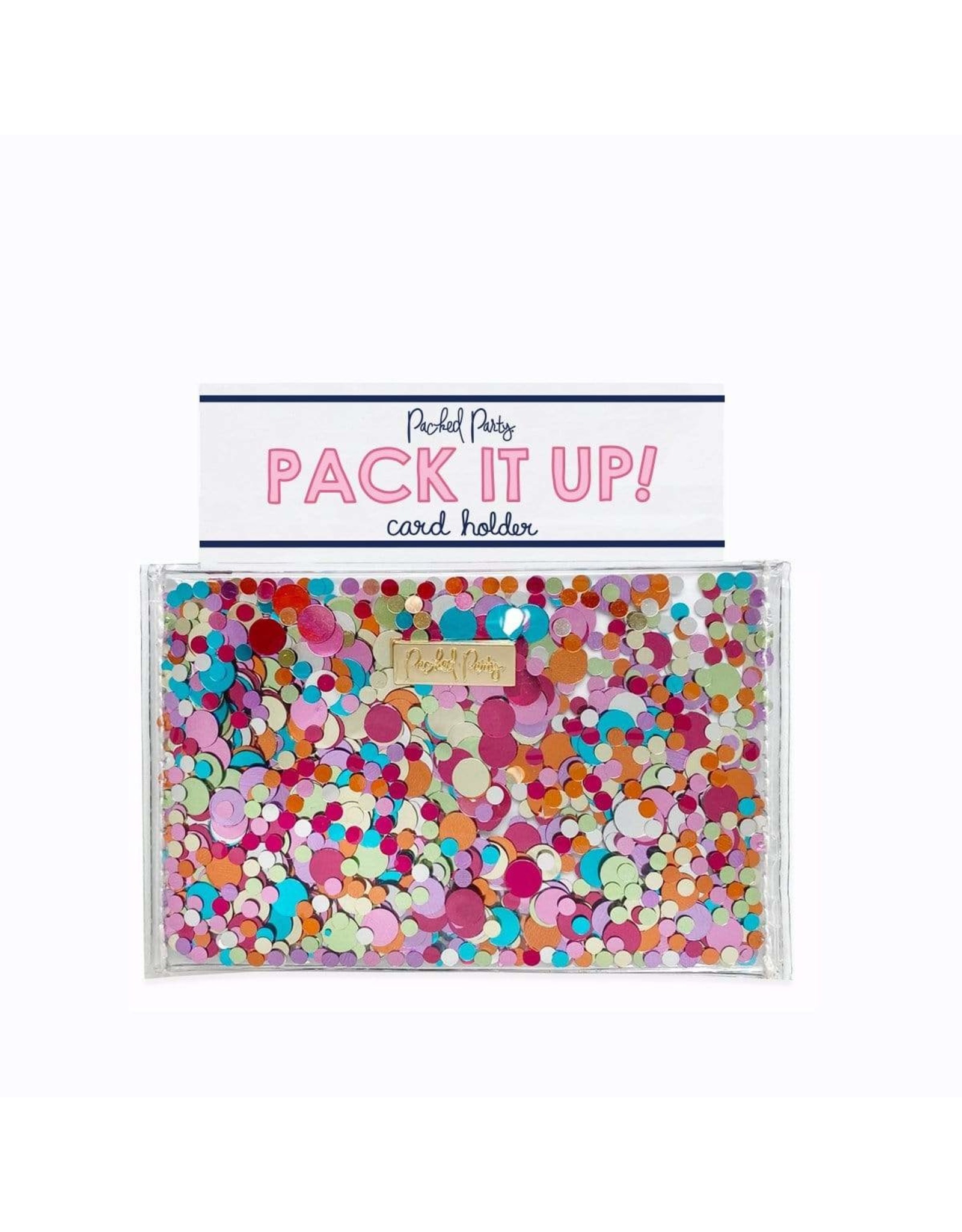 Packed Party Confetti Card Holder
