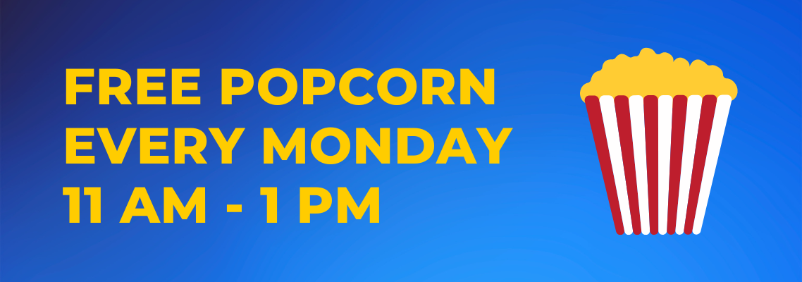 FREE POPCORN PROMO