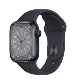 Apple Apple Watch Series 8 GPS 41mm Midnight Aluminum Case with Midnight Sport Band