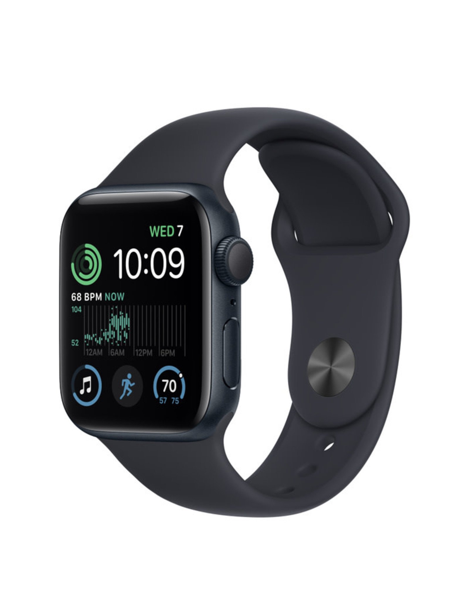 Apple Apple Watch SE GPS 40mm Midnight Aluminum Case with Midnight Sport Band