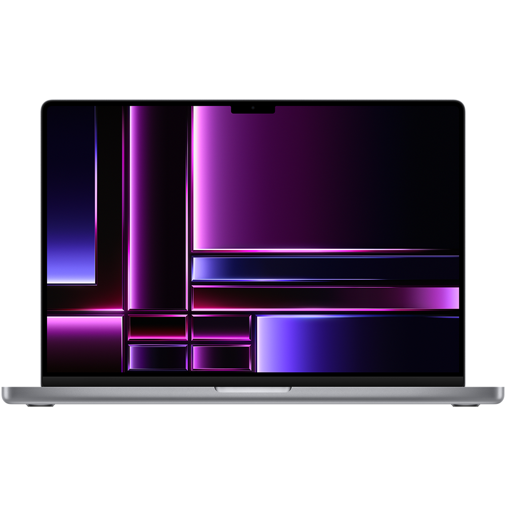 16-inch MacBook Pro: Apple M2 Pro chip with 12‑core CPU and 19‑core GPU