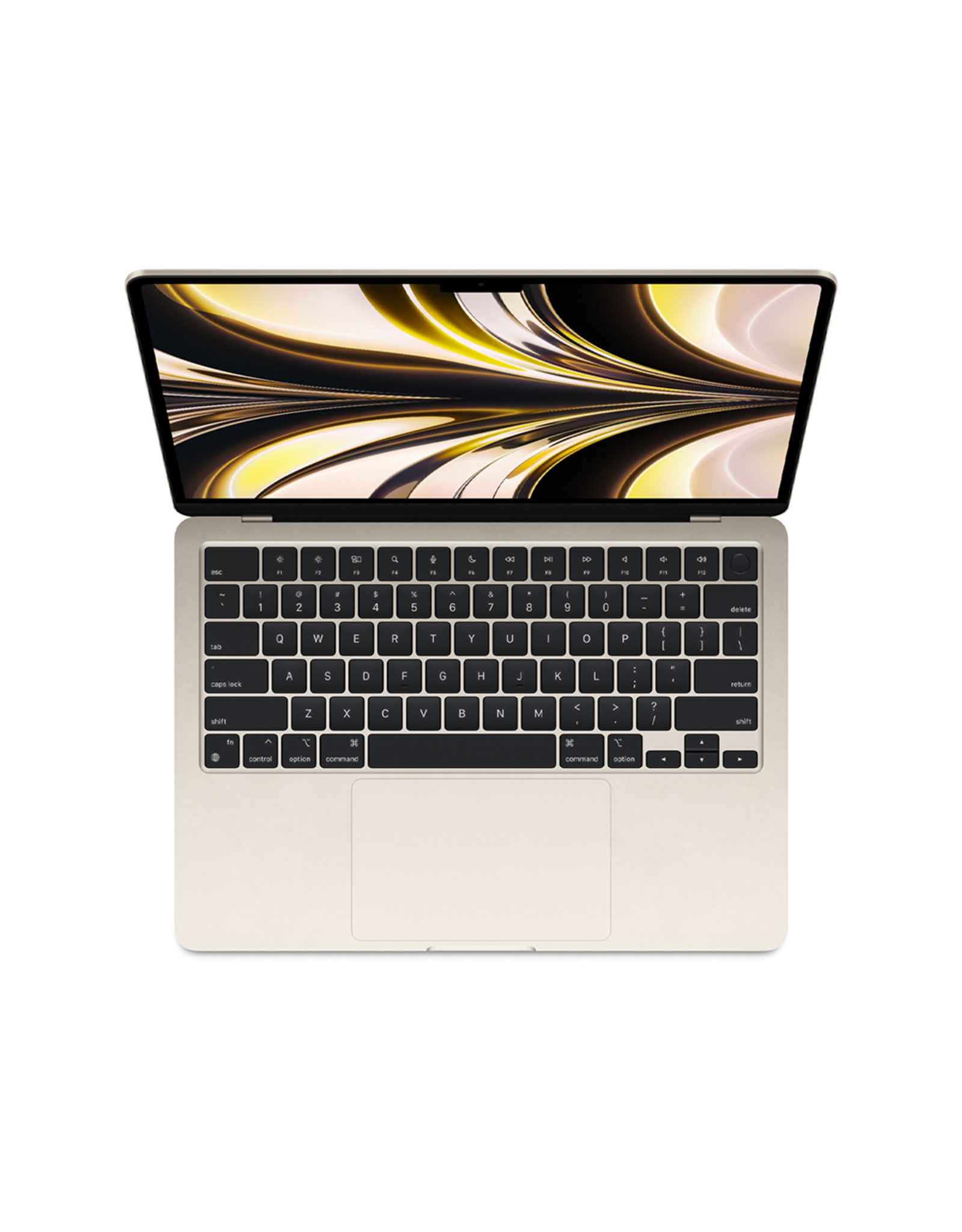 Apple 13-inch MacBook Air: Apple M2 chip with 8-core CPU and 8-core GPU, 256GB - Starlight