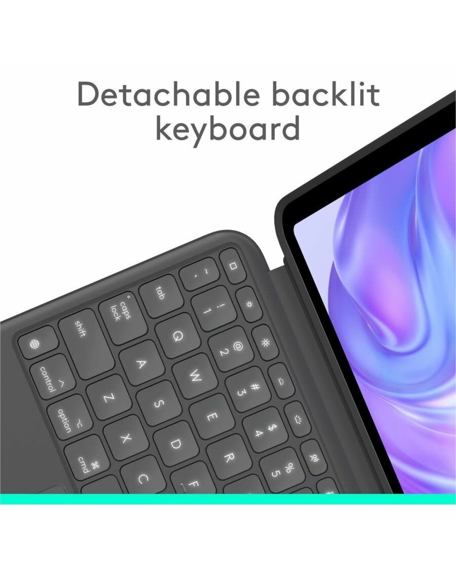 Logitech Logitech Combo Touch iPad Pro 11-inch ((M4 & M5) Keyboard Case - Graphite