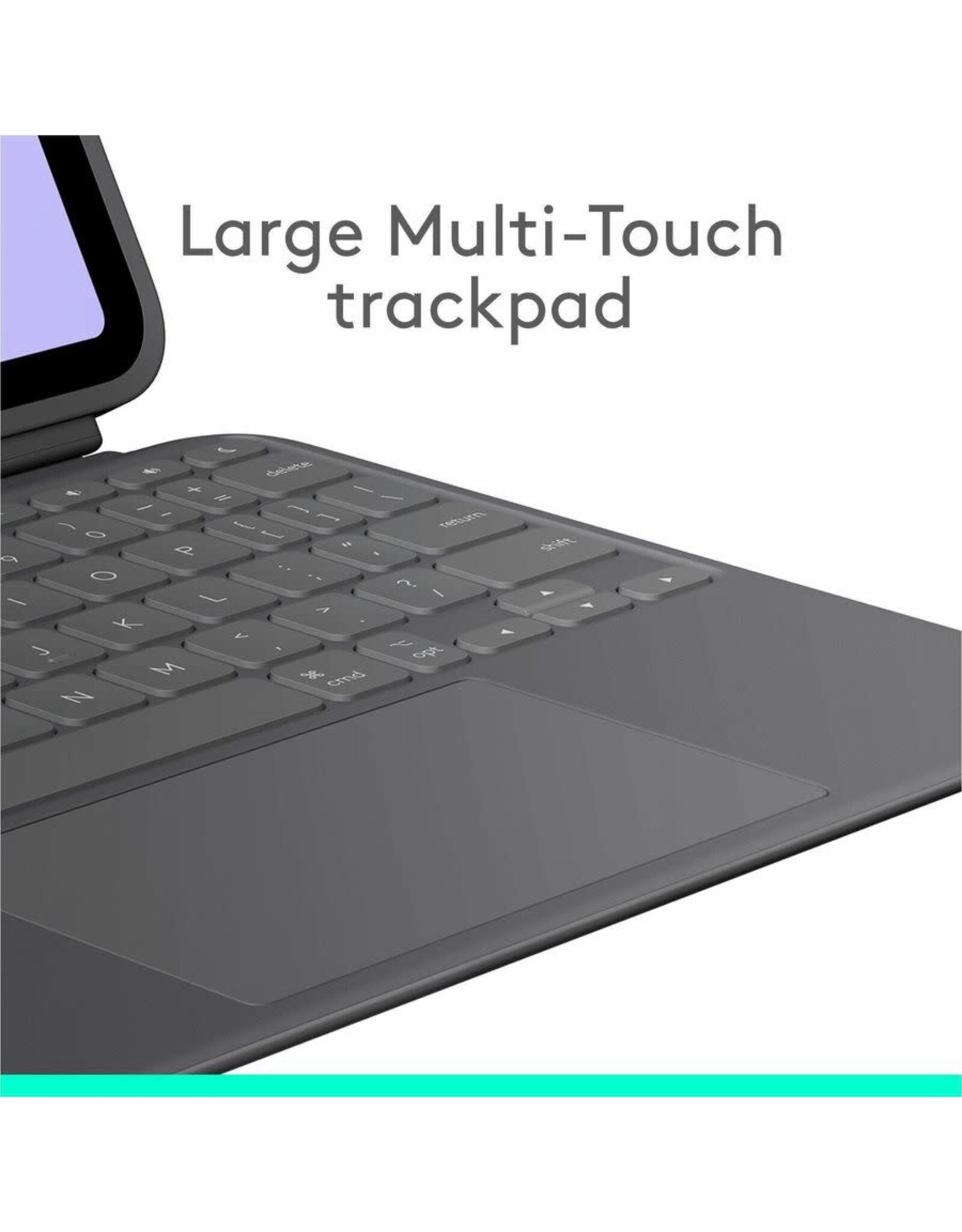 Logitech Logitech Combo Touch iPad Pro 11-inch ((M4 & M5) Keyboard Case - Graphite