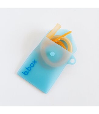 B.Box SILICONE STRAW TRAVEL SET