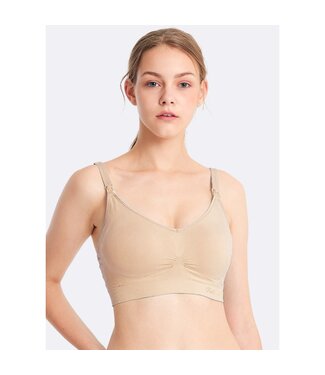 Mamaway Ultra Light Antibacterial  Seamless  Bra Black