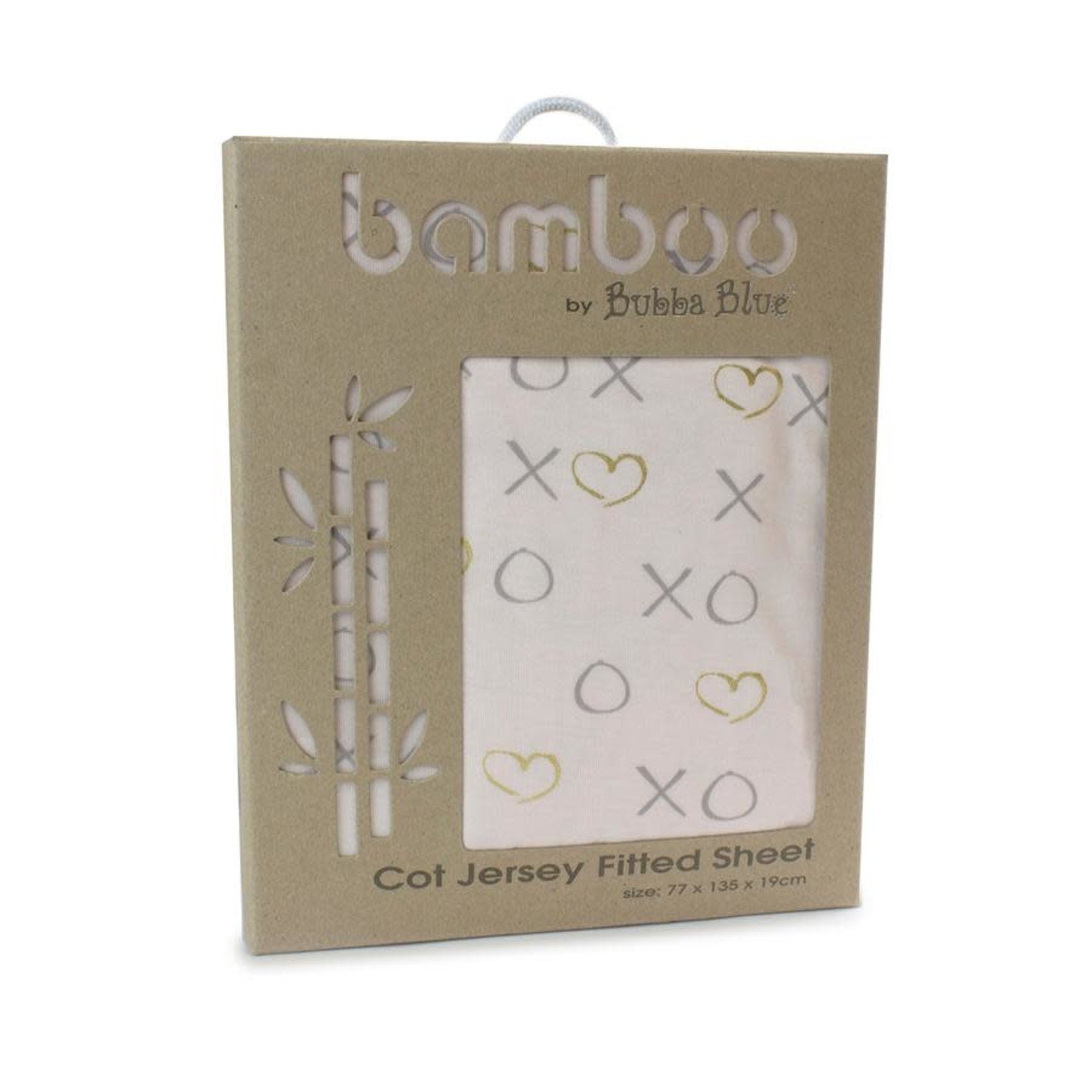 Bubba Blue Bamboo Jersey Cot Fitted Sheet