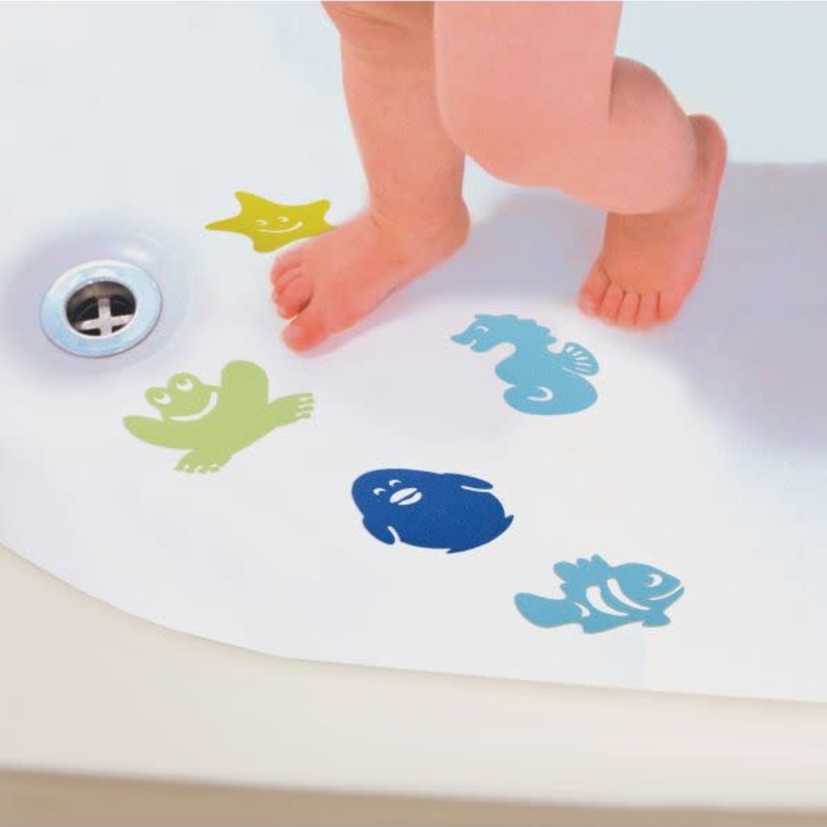 Dreambaby WATCH-YOUR-STEP® ANTI-SLIP BATH MATS 10PK