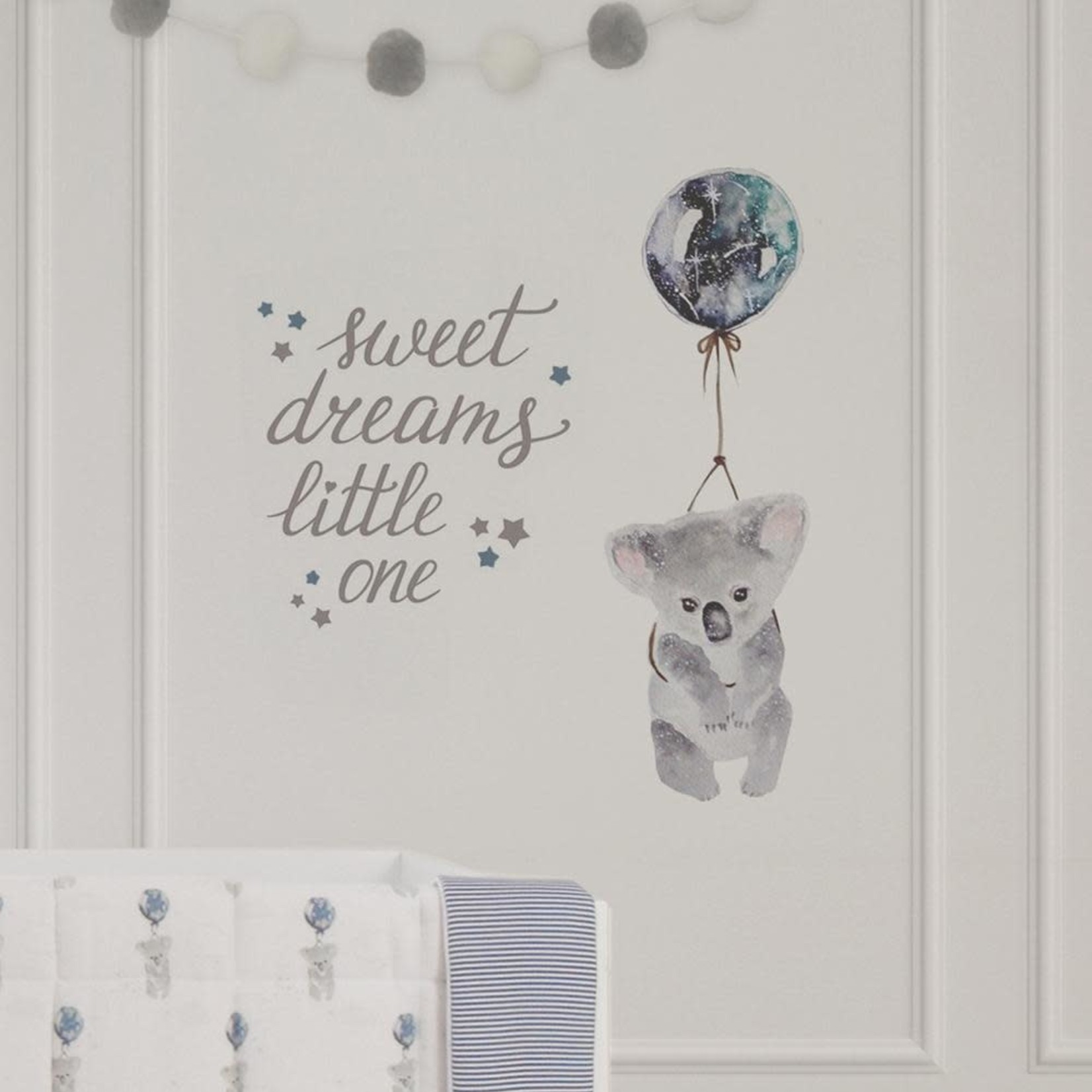 Living Textiles SWEET DREAM KOALA REMOVABLE WALL DECALS