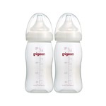 Pigeon SofTouch™ Bottle 240ml Twin Pack (PP)
