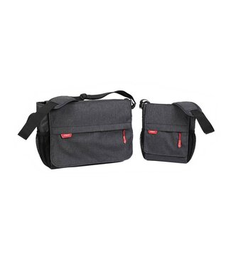 Phil&Teds diddie and mini-kiddie bag set black