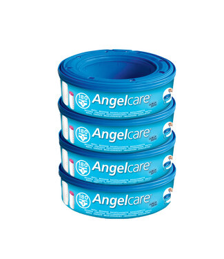 Angel Care Nappy Disposal System, Refill Cassettes(4 pack)