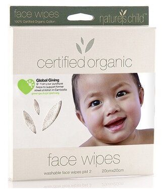 Nature’s child Face Wipes pack 2 Organic Cotton Nature’s Child