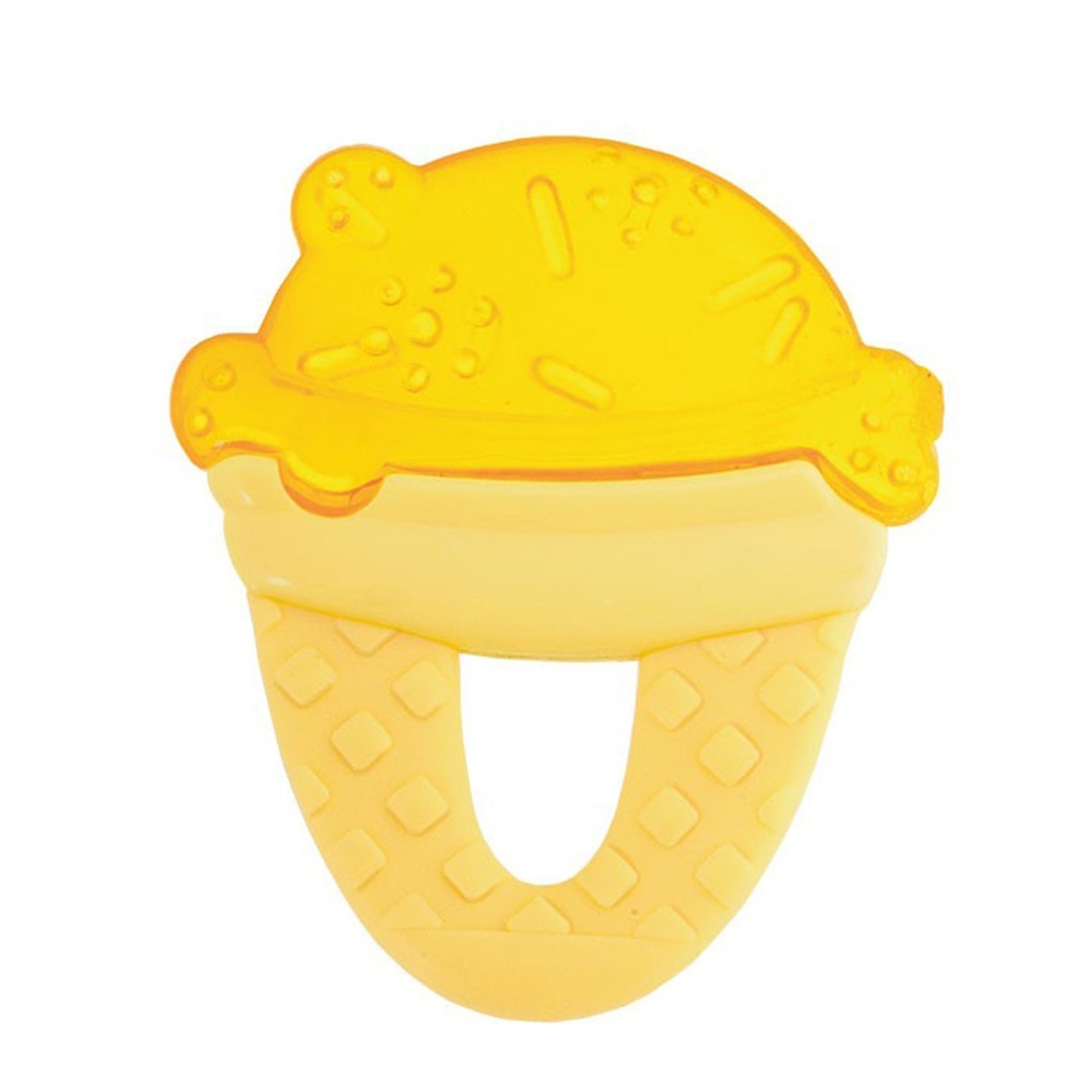 Chicco Fresh Relax Ice Cream Teether-Yellow