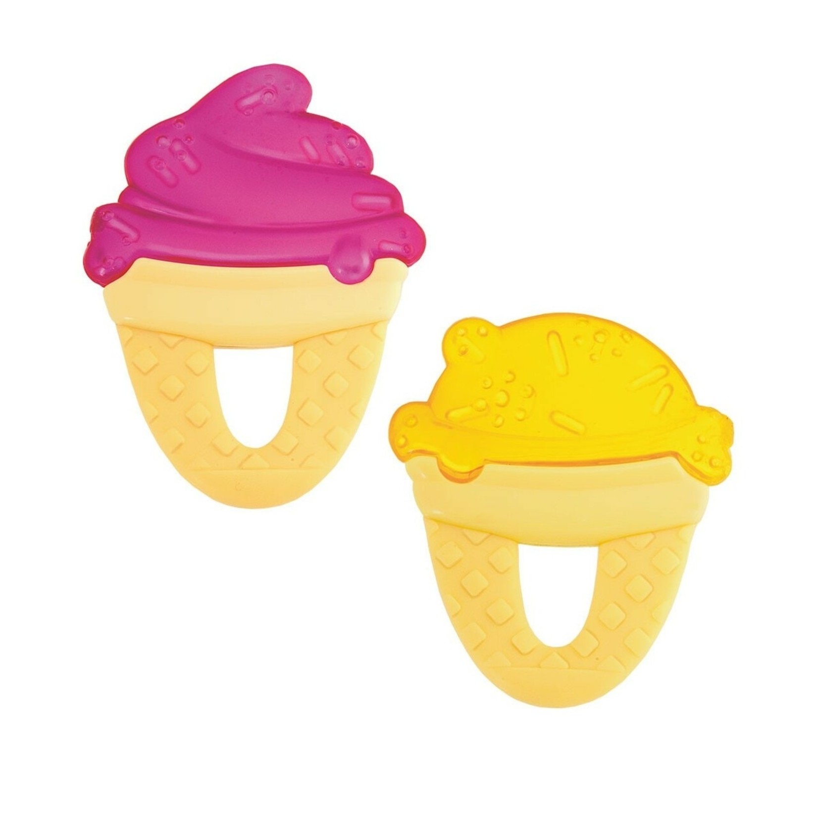 Chicco Fresh Relax Ice Cream Teether-Yellow