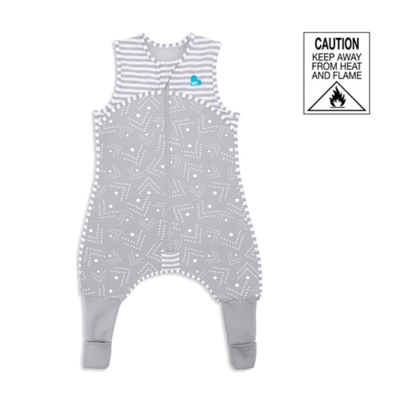 Love To Dream SLEEP SUIT 0.2 T-Grey Spots and Arrows