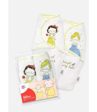 Mamaway Disney Cocoon Swaddle Wrap 2 Pack-Princess