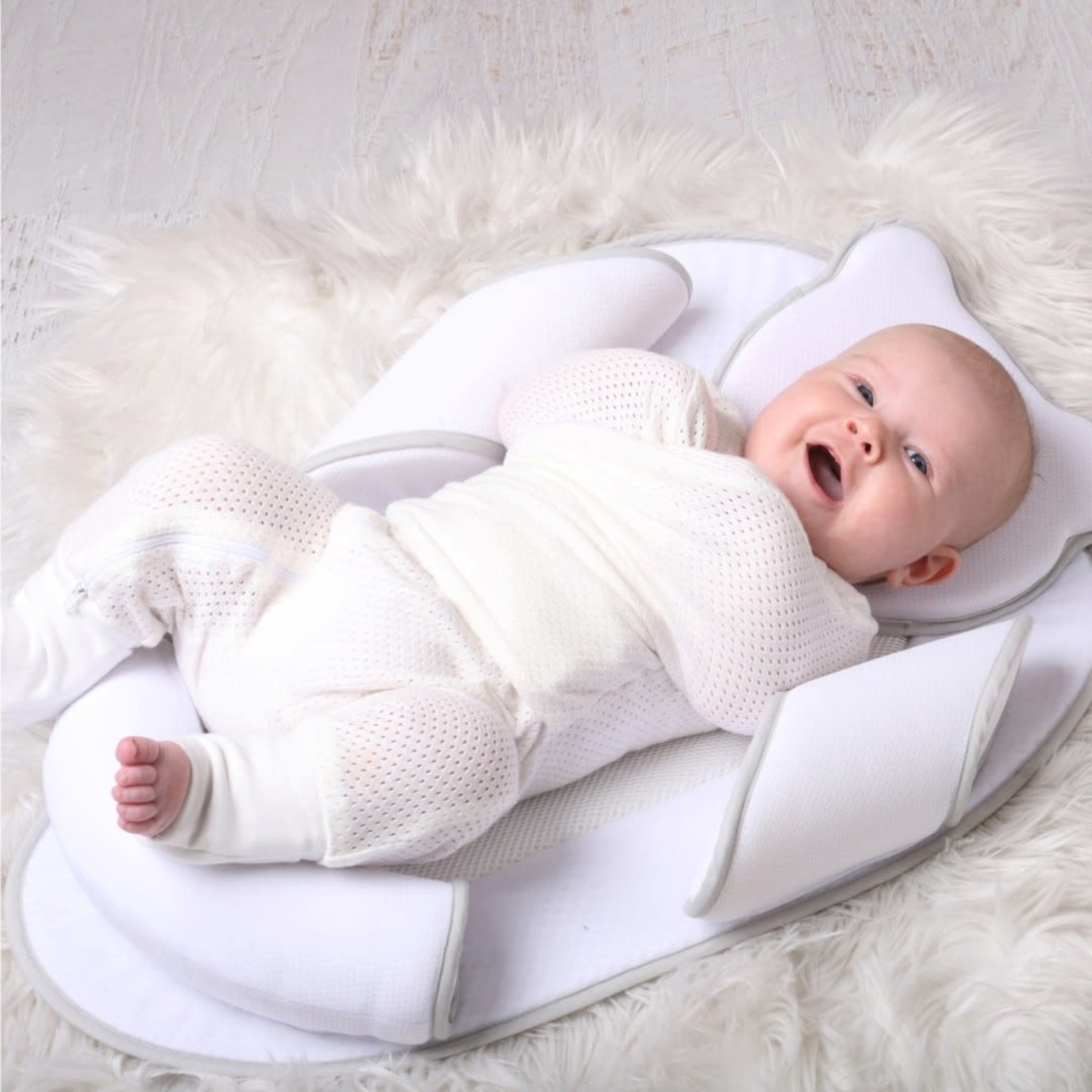 Bubba Blue Air+ Infant Sleep Positioner with Head Rest