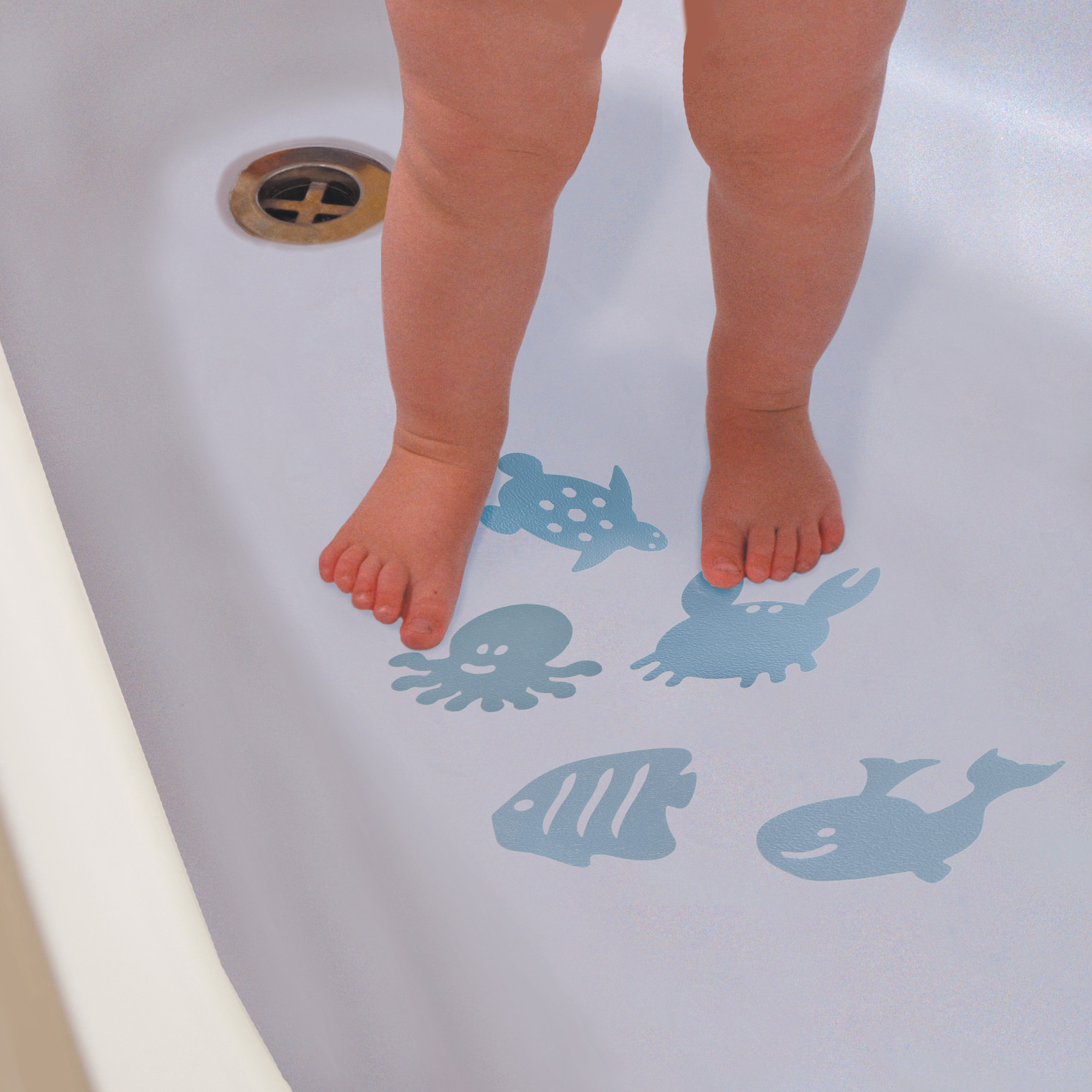 Dreambaby WATCH-YOUR-STEP® HEAT ALERT ANTI-SLIP BATH MATS 10PK
