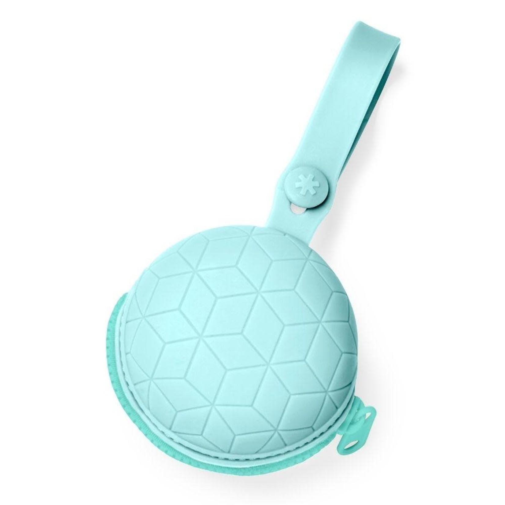Skip Hop GRAB & GO SILICONE PACIFIER HOLDER- TEAL