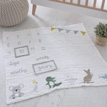 Bubba Blue Milestone Muslin Blanket