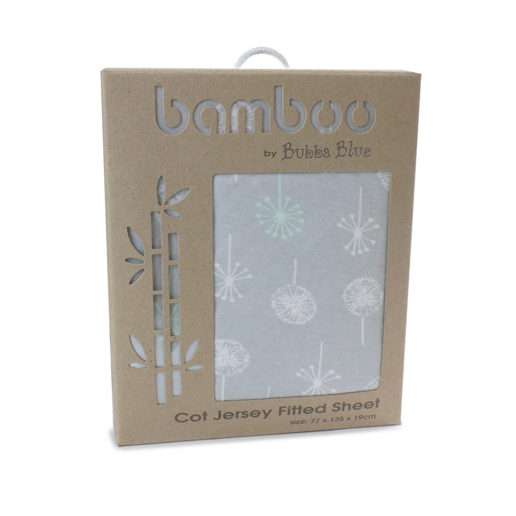 Bubba Blue Bamboo Jersey Cot Fitted Sheet