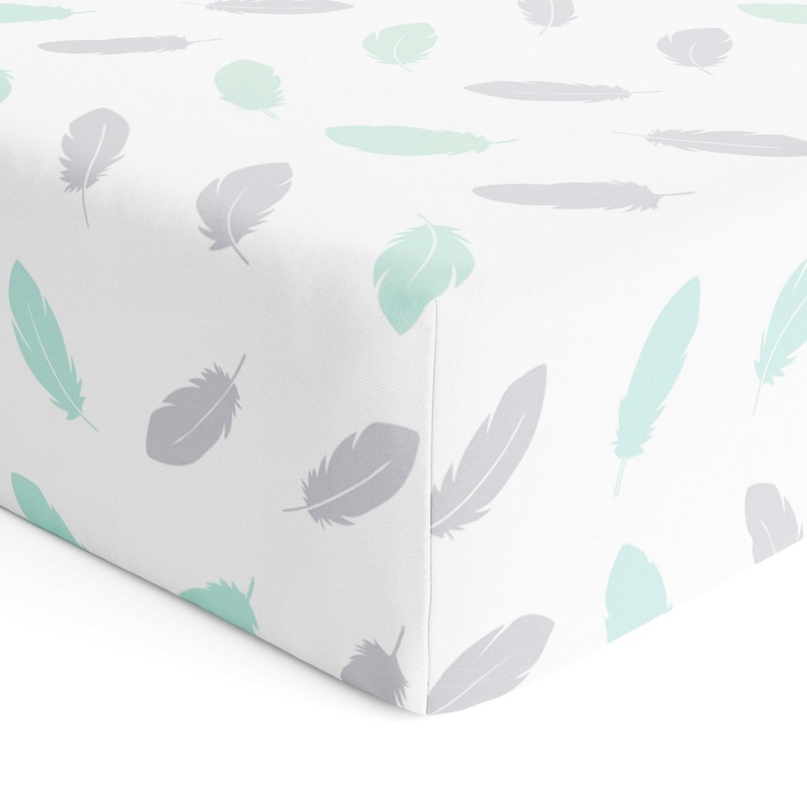 Bubba Blue New Organic Feathers Cot Fitted Sheet