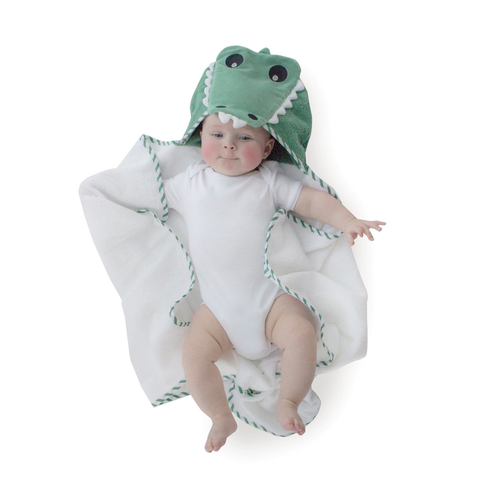 Bubba Blue Aussie Animals 'Crocodile' Novelty Hooded Bath Towel