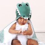 Bubba Blue Aussie Animals 'Crocodile' Novelty Hooded Bath Towel