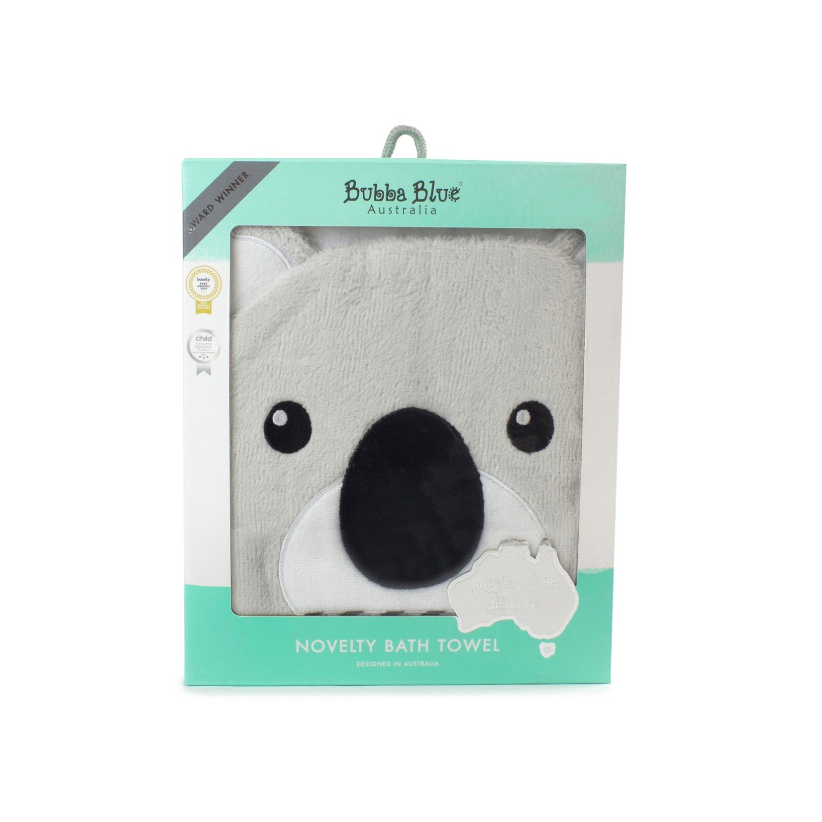 Bubba Blue Aussie Animals 'Koala' Novelty Hooded Bath Towel