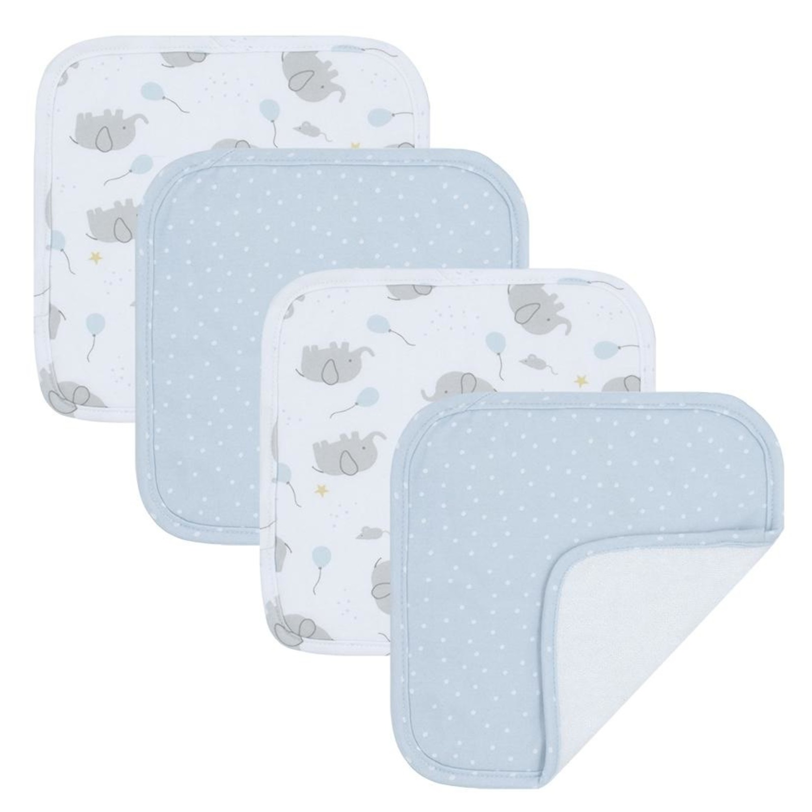 Living Textiles 4pk Face Washers