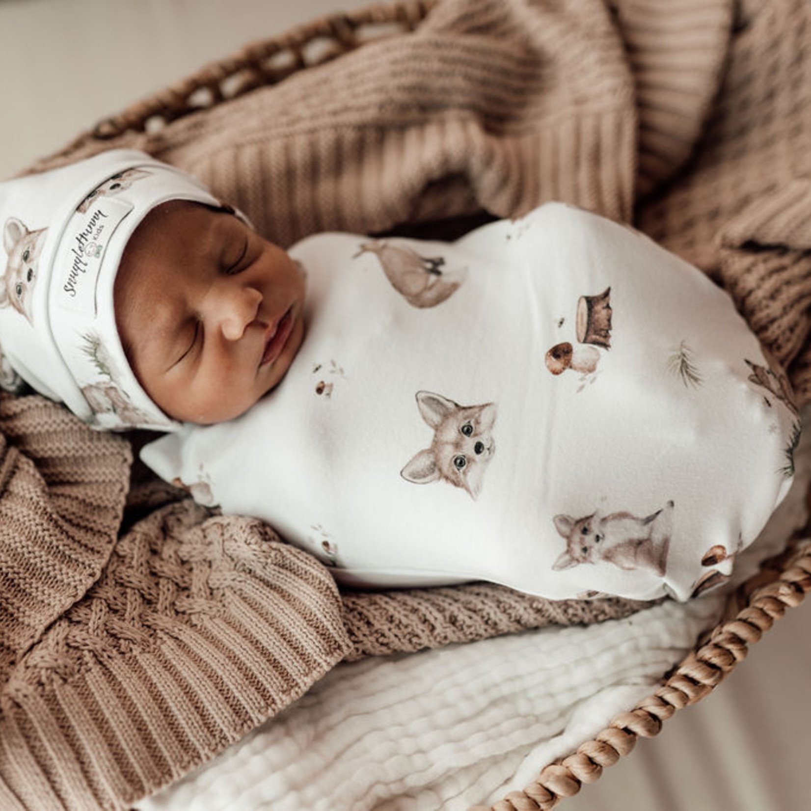 fox swaddle set