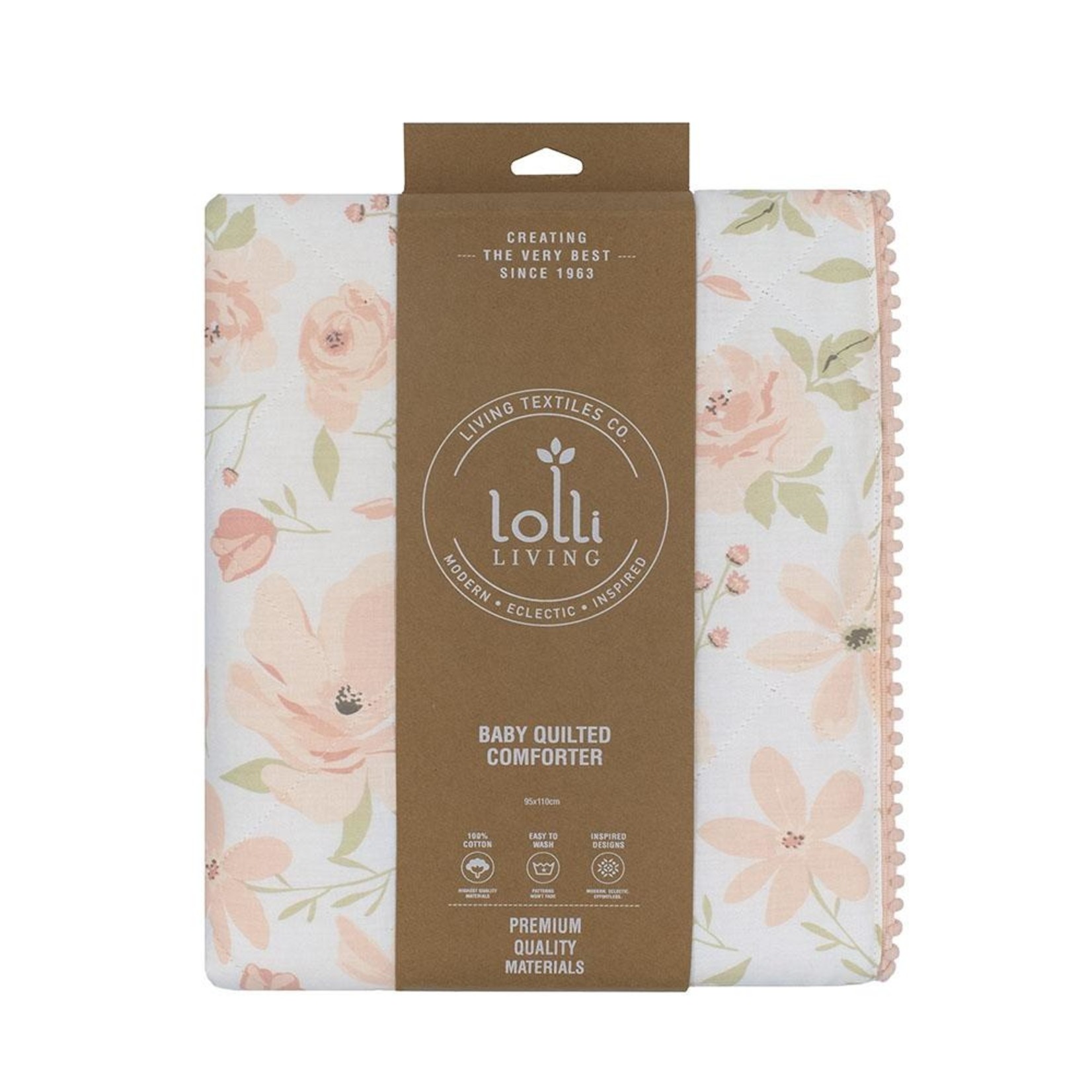 Living Textiles COT COMFORTER - MEADOW