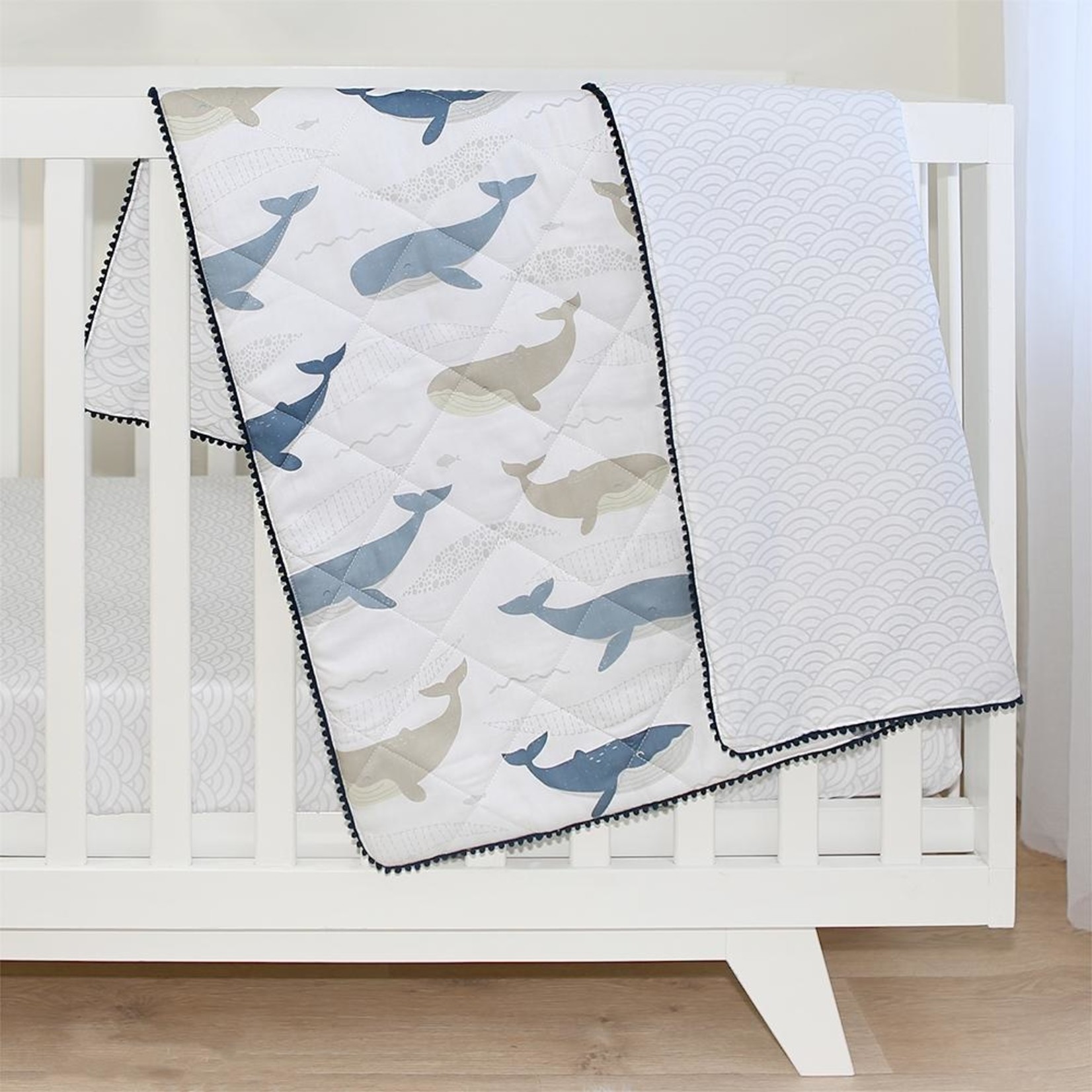 Living Textiles COT COMFORTER - OCEANIA