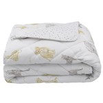 Living Textiles QUILTED COT COMFORTER - SAVANNA BABIES