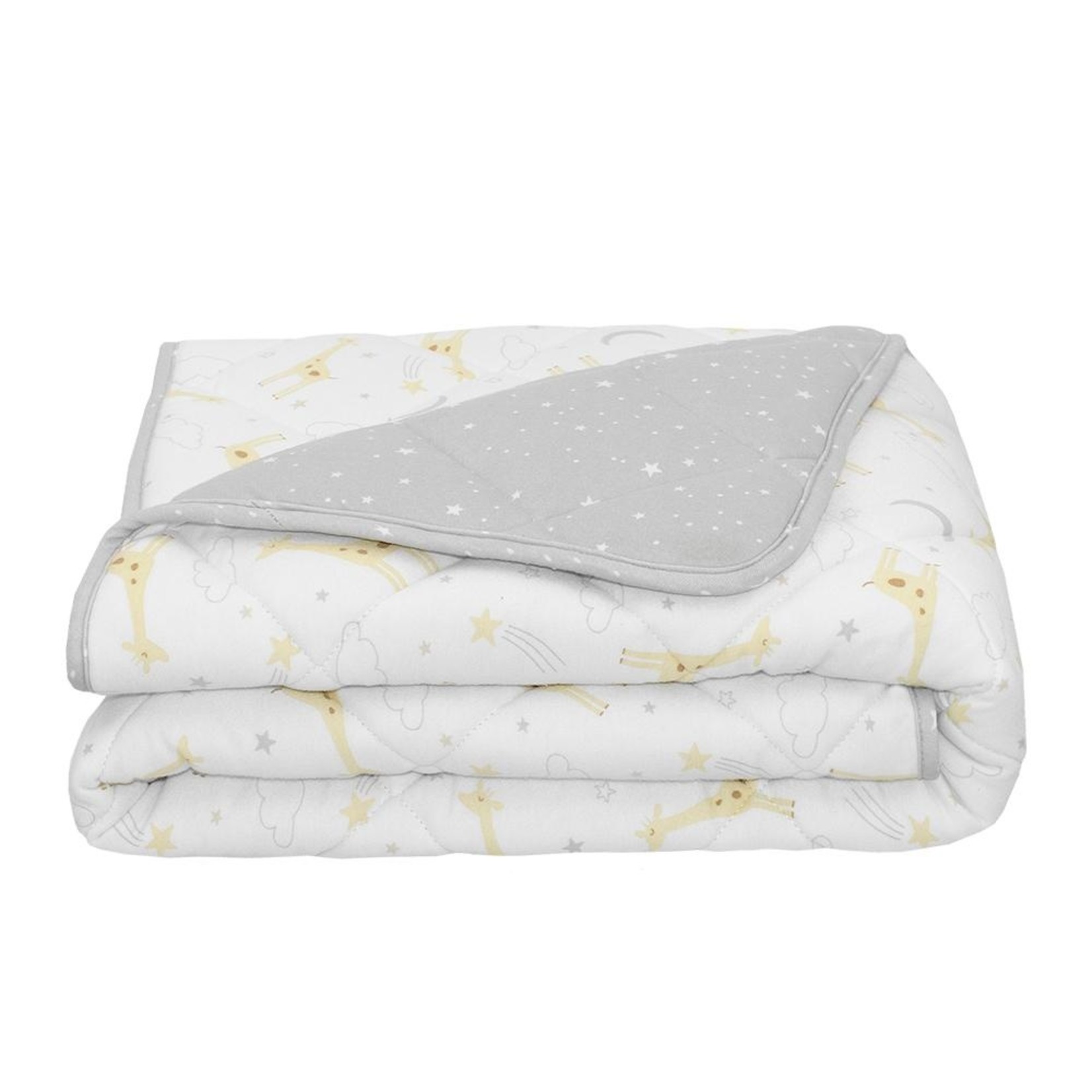 Living Textiles QUILTED COT COMFORTER - NOAH/STARS