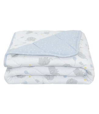 Living Textiles QUILTED COT COMFORTER - MASON/CONFETTI