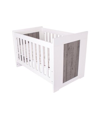 Love n care LUCCA COT – WHITE & ASH