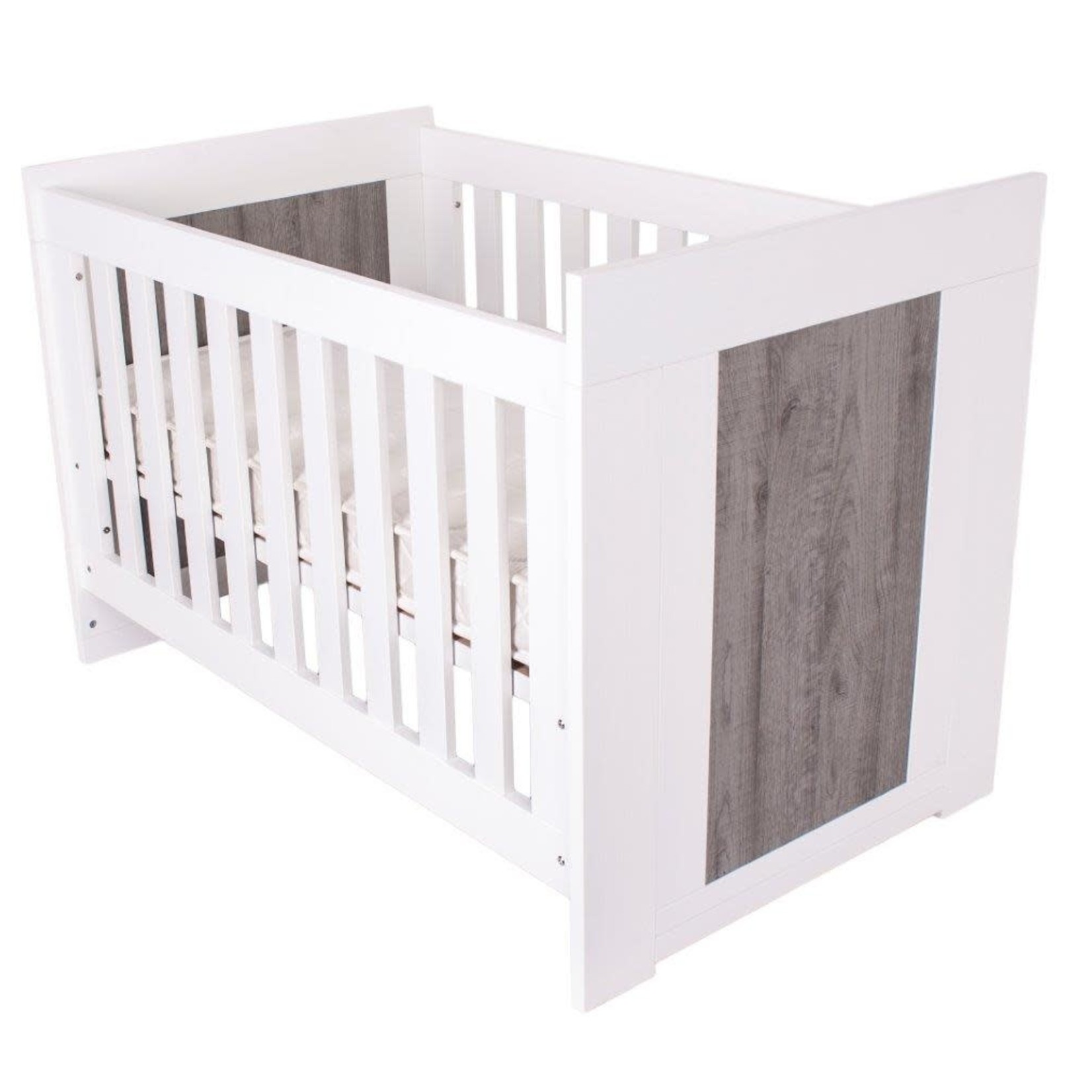 Love n care LUCCA COT – WHITE & ASH