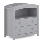 Boori Curved 2 Drawer Chest Changer-Pebble