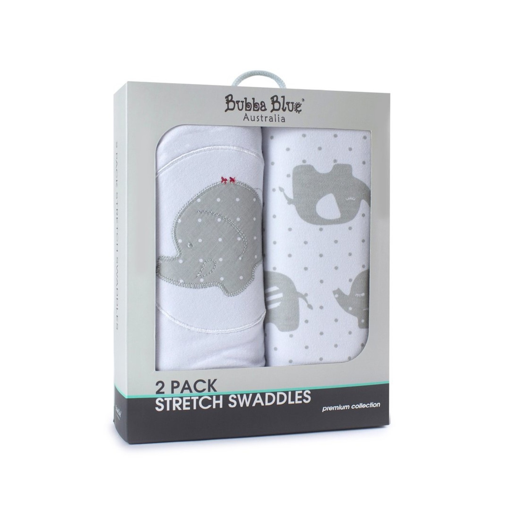 Bubba Blue 2pk Stretch Swaddle Wraps PETIT ELEPHANT