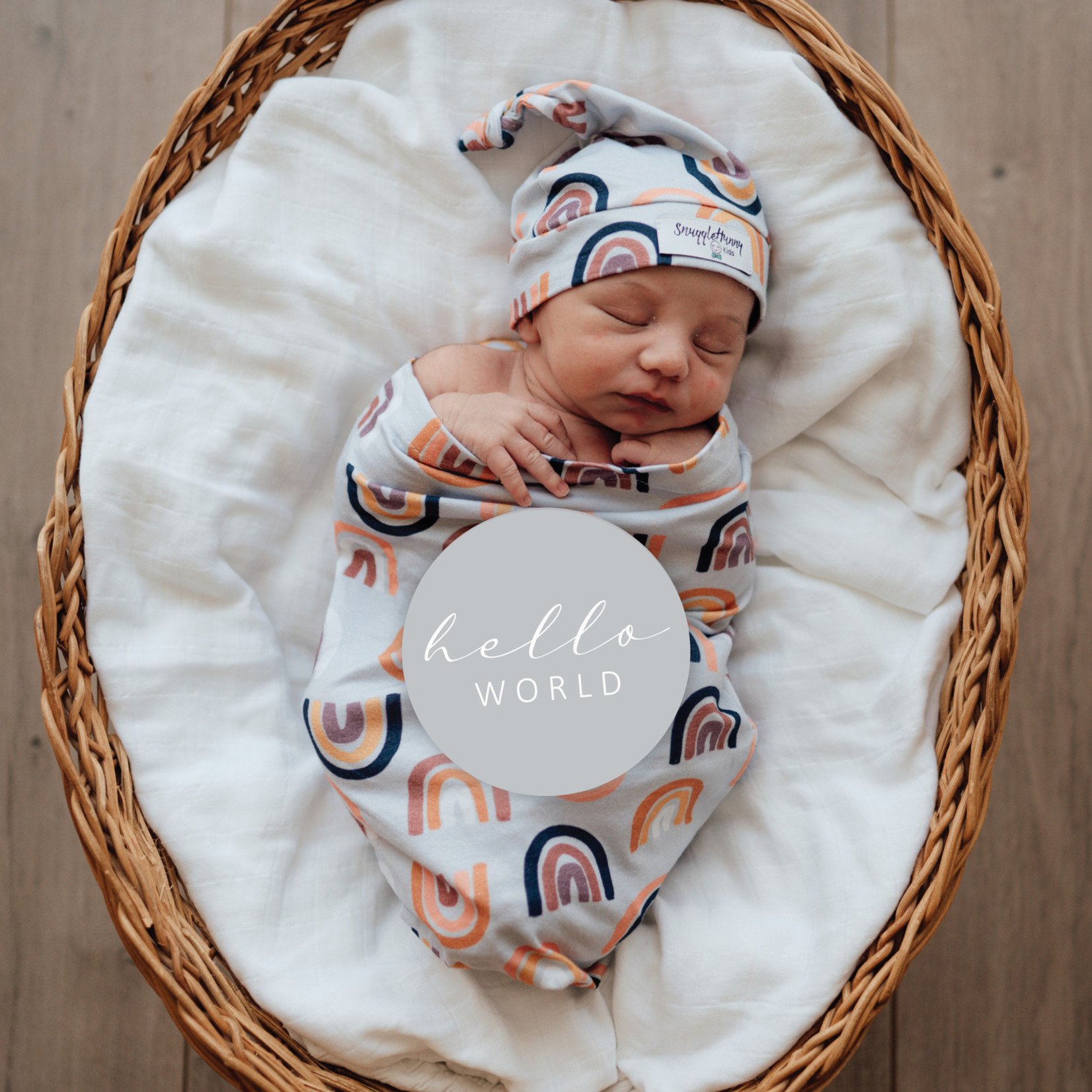 swaddle and beanie